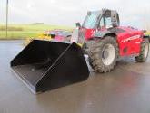 7' 6 Grain Bucket c/w Manitou fittings