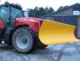 Vee Snow Plough on Massey Ferguson