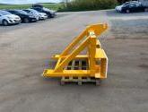 Implement mover for masted forklift