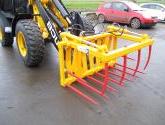 4' 6 Muck Fork and Top Grab for JCB 406