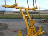 Big Bale Transporter for the back of tractors - showing the non-folding version.