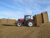 cta-Quad Bale Handling System - front and rear sections for carrying 12 round bales or 6 Heston bales at a time.