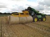 Square Bale Stacker - version for stacking 3 Heston or 6 round bales at a time.